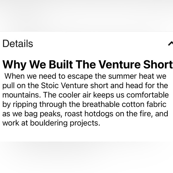 STOIC Venture belted short in orange, sz XXL - Picture 6 of 10